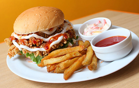 Zinger Chicken Fillet Burger